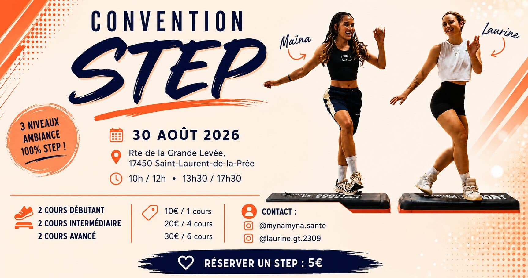 Convention 100% Step